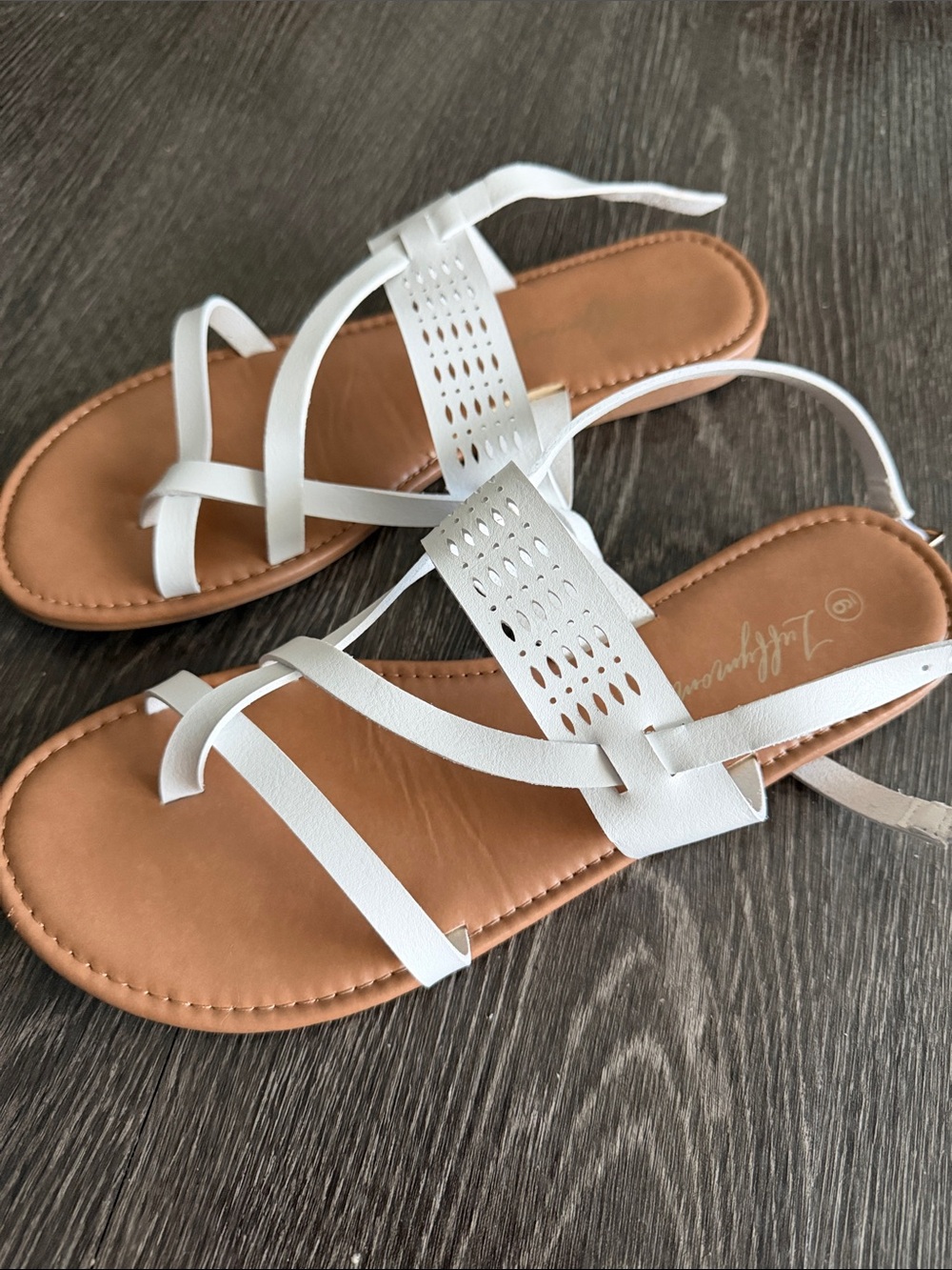 White Strappy Women's Sandals